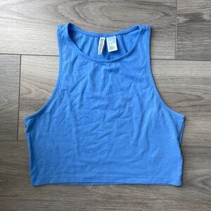 H&M Blue crop top